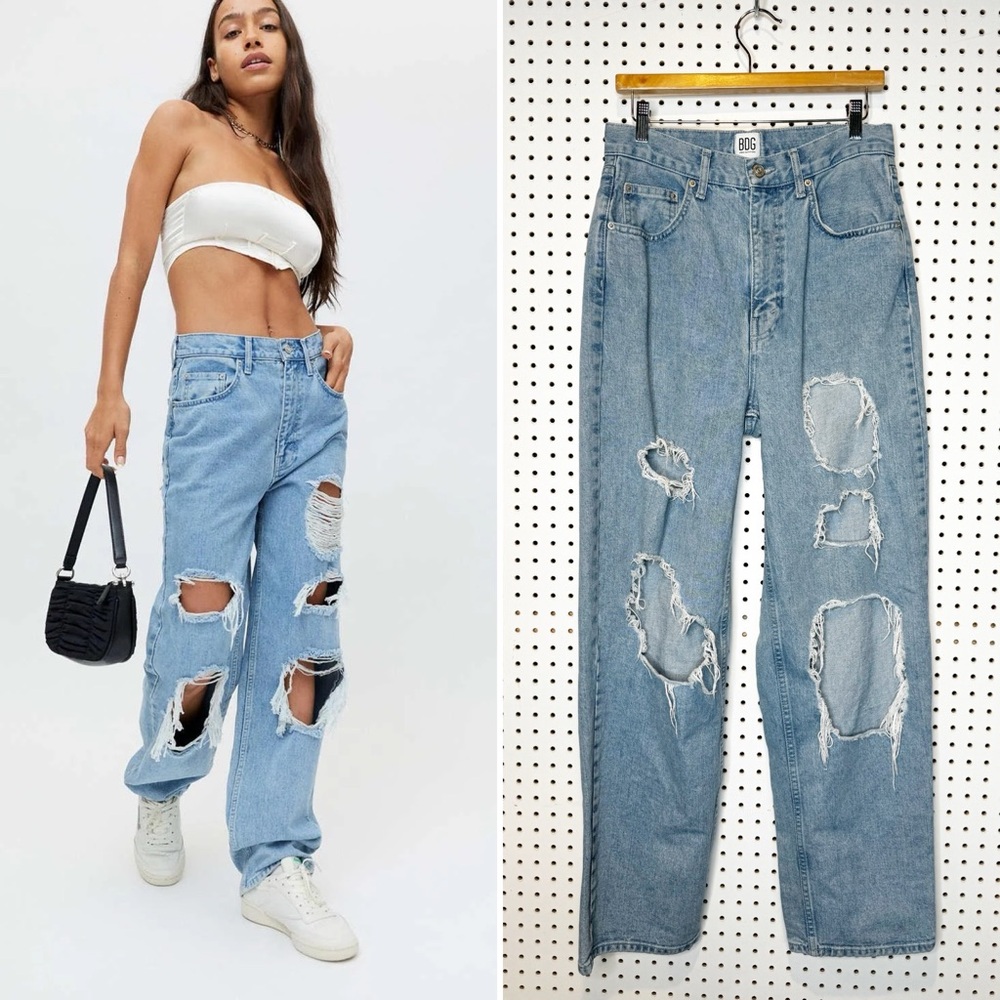 BDG | Vintage Feel High-Rise Baggy‎ Jean In Blue Sz. 30